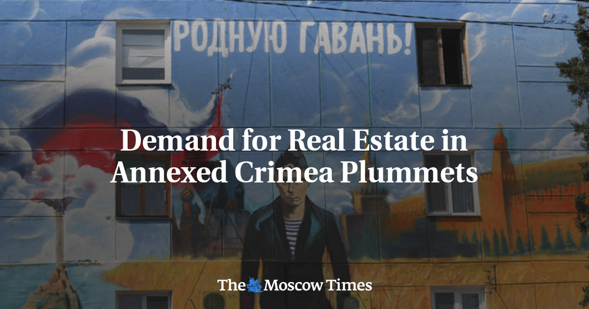 Permintaan real estat di Krimea yang dianeksasi turun