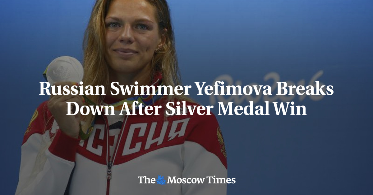 Perenang Rusia Yefimova mogok setelah memenangkan medali perak