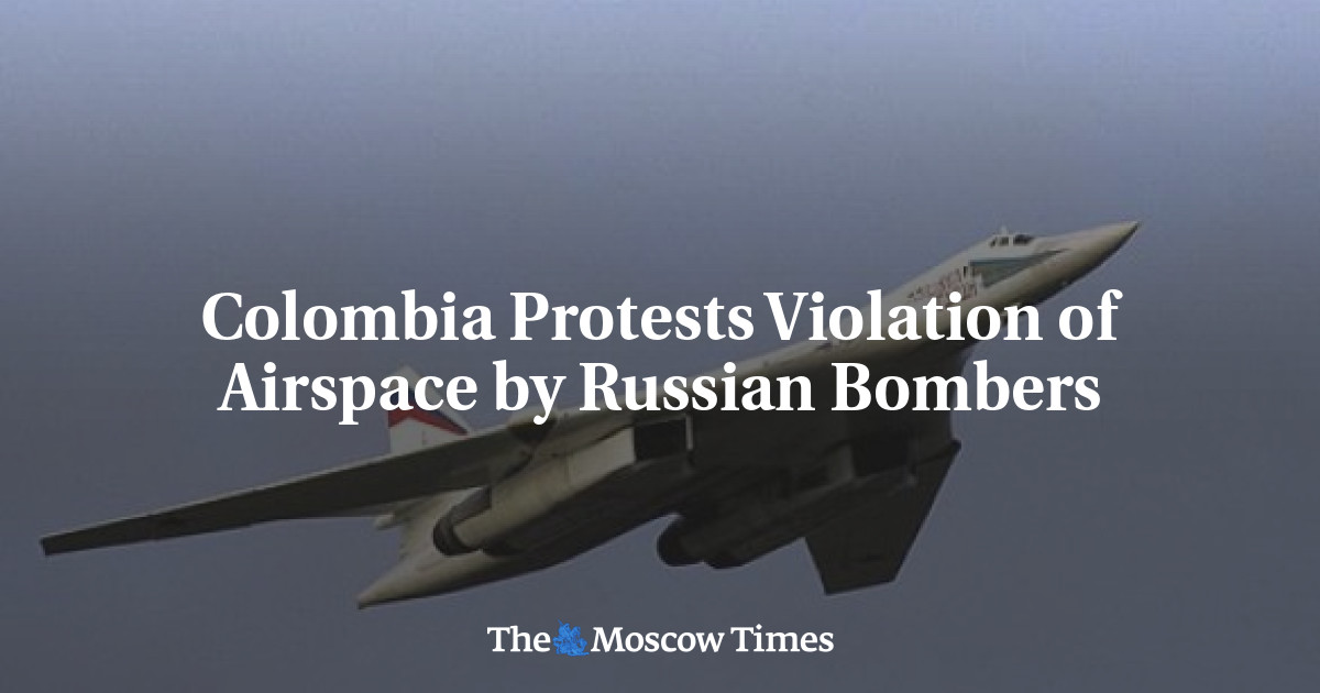 Colombia Protests Violation Of Airspace By Russian Bombers