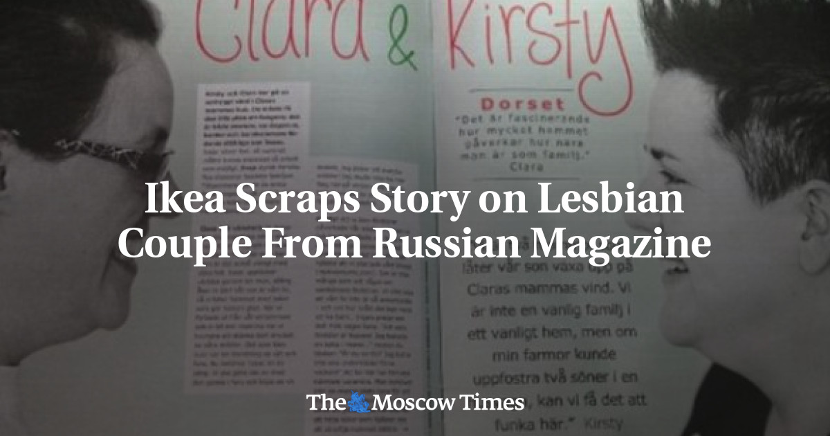 Ikea Scraps Story on Lesbian Couple From Russian Magazine
