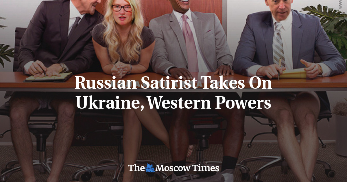 Russian Satirist Takes On Ukraine, Western Powers