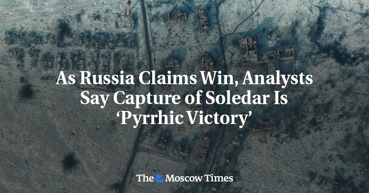 Поскольку Россия заявляет о своей победе, аналитики называют захват Соледара «пирровой победой».