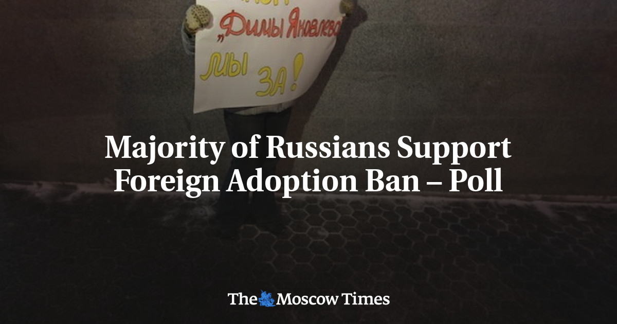 Majority Of Russians Support Foreign Adoption Ban – Poll