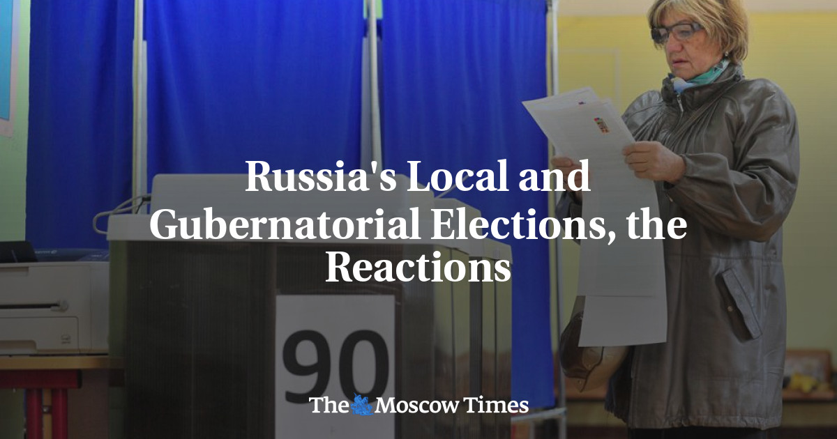 Pemilihan lokal dan gubernur Rusia, reaksinya