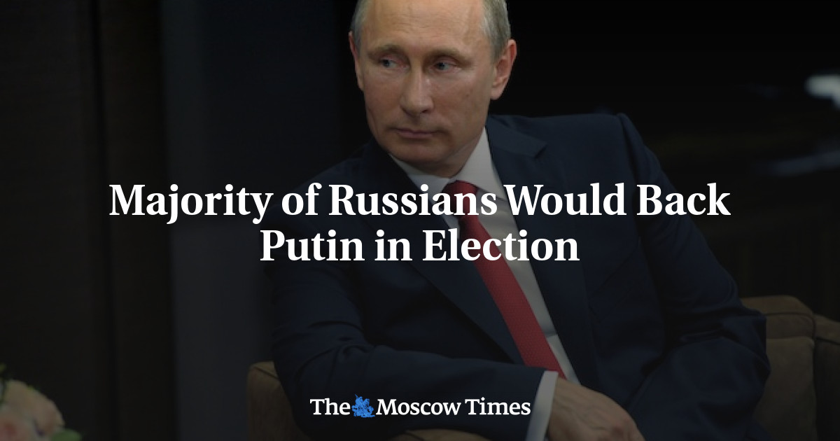 Majority of Russians Would Back Putin in Election