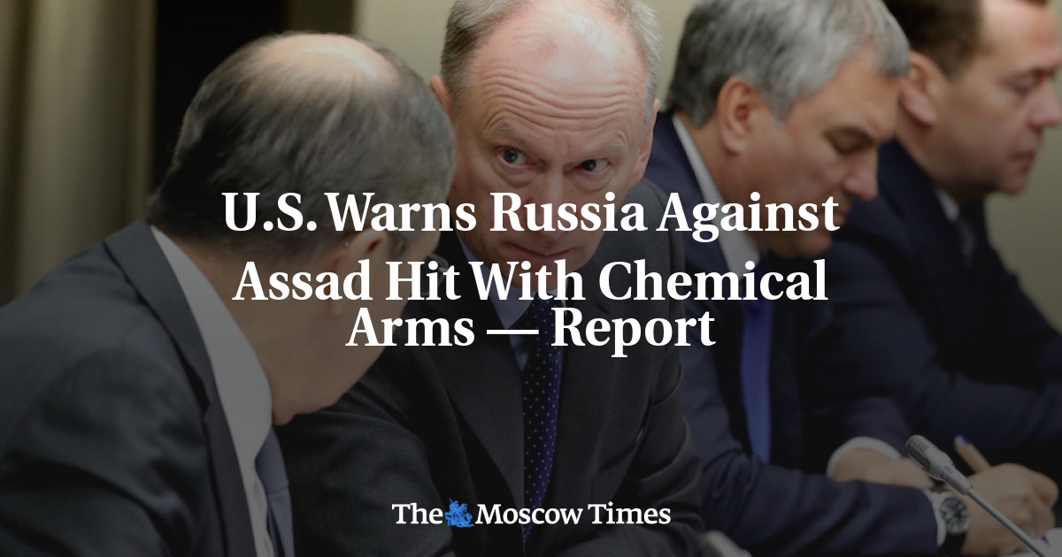 AS Peringatkan Rusia Terhadap Serangan Assad Dengan Senjata Kimia – Laporan