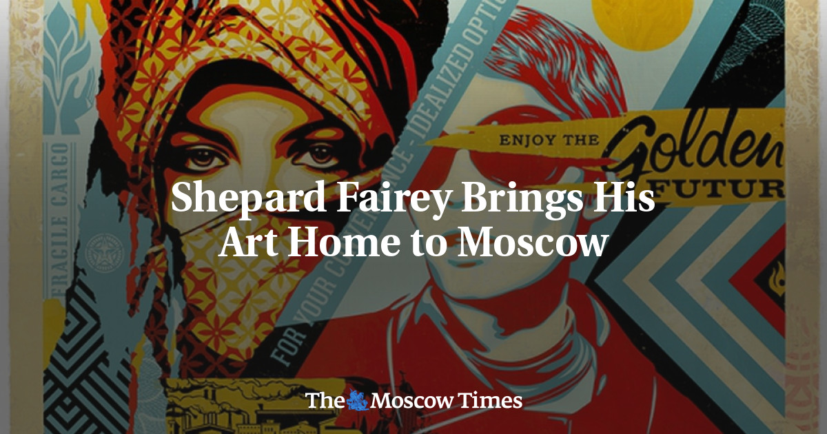 Shepard Fairey membawa rumah seninya ke Moskow