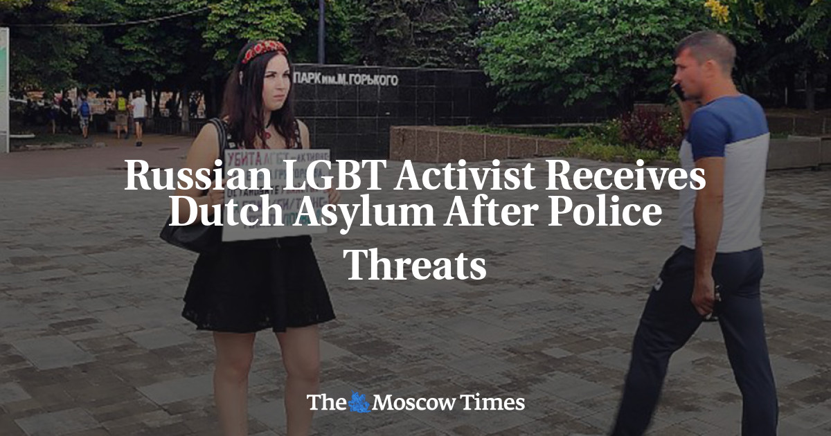 Russian LGBT Activist Receives Dutch Asylum After Police Threats - The ...