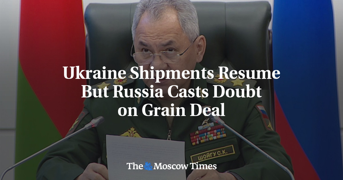Pengiriman ke Ukraina dilanjutkan tetapi Rusia meragukan kesepakatan gandum