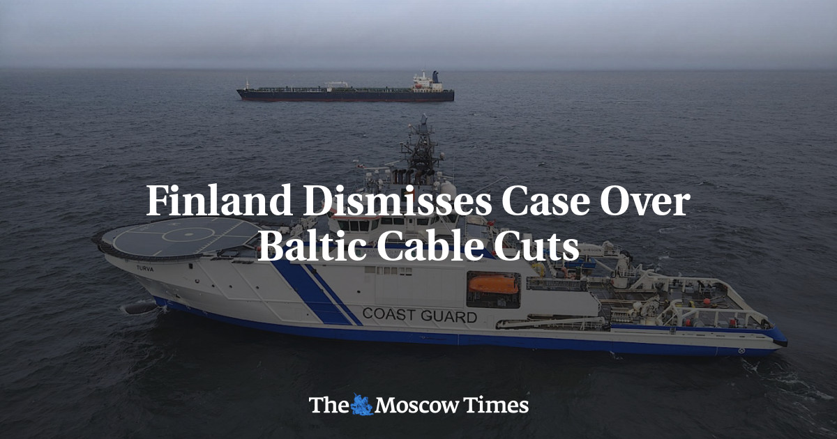 Finland Dismisses Case Over Baltic Cable Cuts