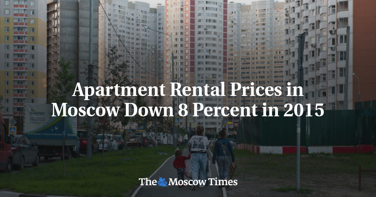 Apartment Rental Prices in Moscow Down 8 Percent in 2015