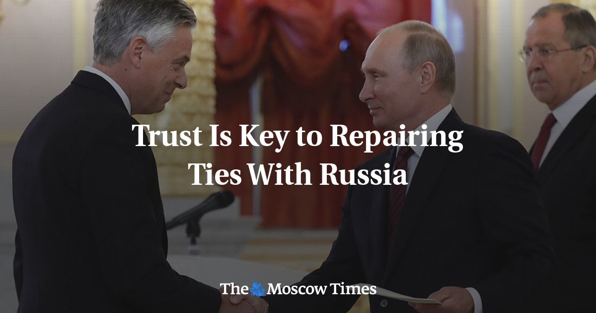Kepercayaan adalah kunci untuk memulihkan hubungan dengan Rusia