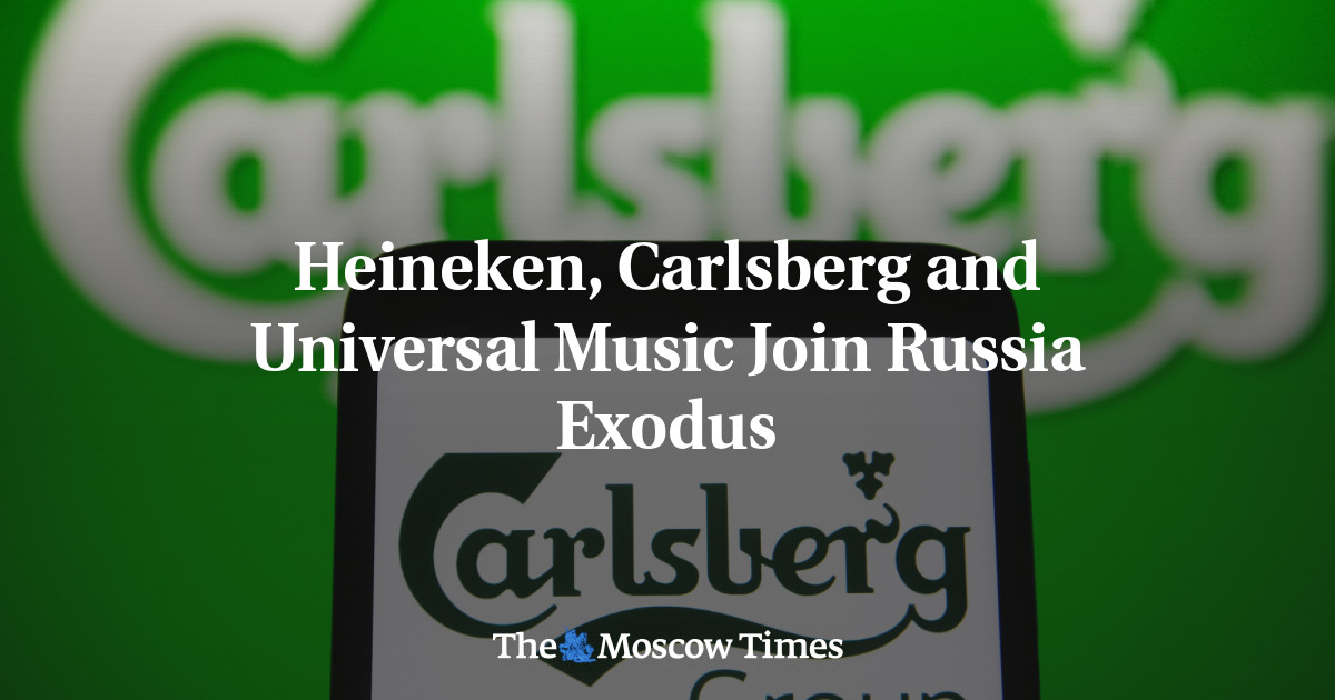 Heineken, Carlsberg dan Universal Music bergabung dengan Russia Exodus