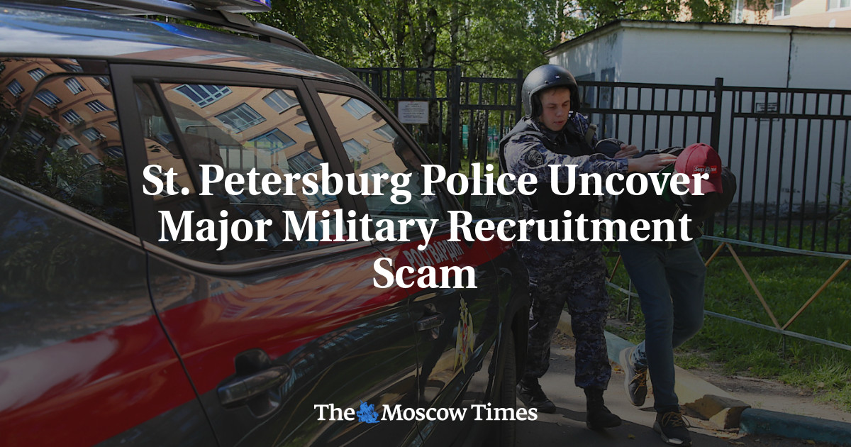 St. Petersburg Police Uncover Major Military Recruitment Scam