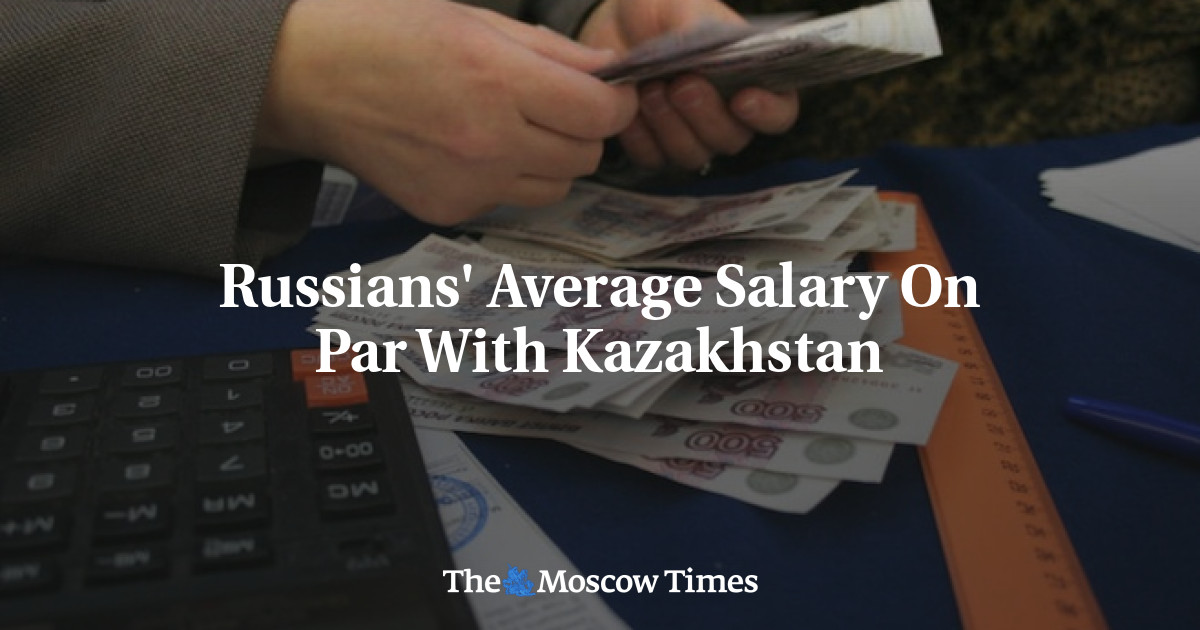 Russians' Average Salary On Par With Kazakhstan