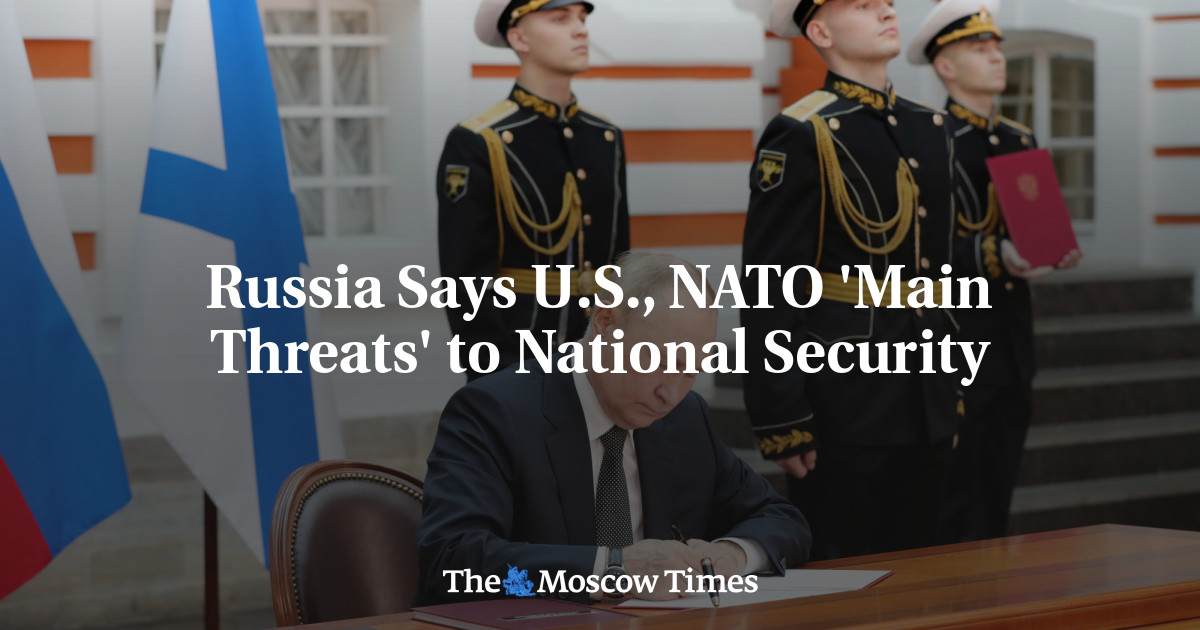 Россия назвала США и НАТО «главными угрозами» национальной безопасности