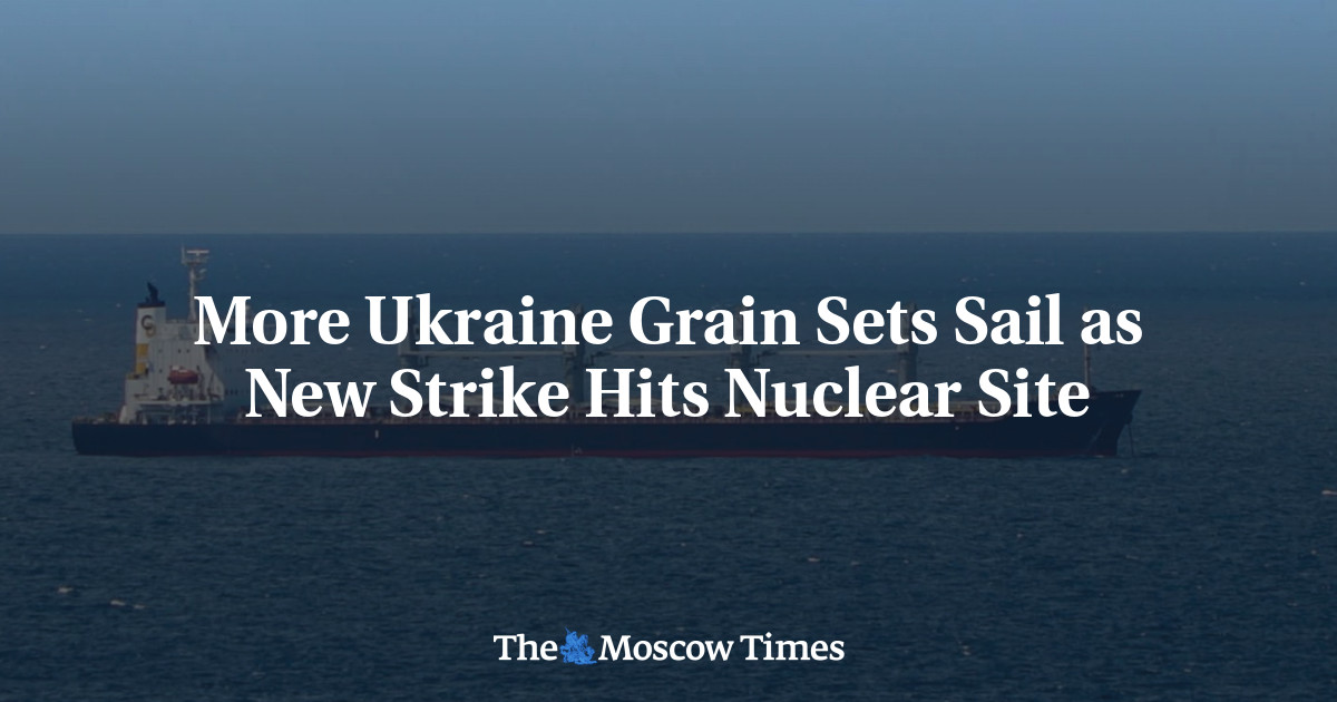 Украинская крупа отправляется в плавание после нового удара по ядерному объекту