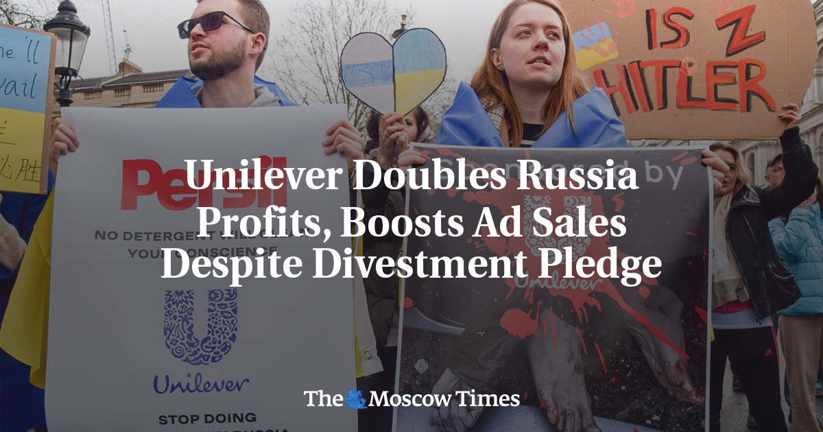 Unilever menggandakan keuntungan Rusia, meningkatkan penjualan iklan meskipun ada janji divestasi
