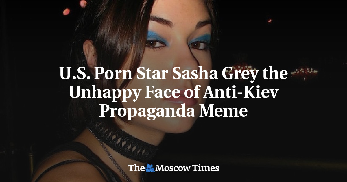 Bintang porno Amerika Sasha Gray adalah wajah malang dari Meme Propaganda Anti-Kiev