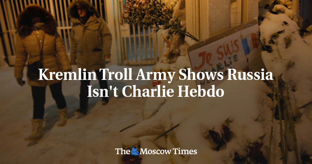 Tentara Troll Kremlin Menunjukkan Rusia Bukan Charlie Hebdo