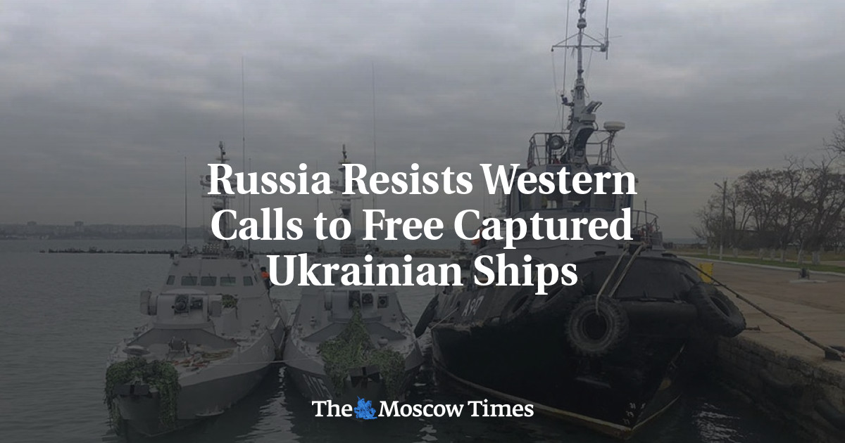 Rusia menolak panggilan Barat untuk membebaskan kapal Ukraina yang ditangkap
