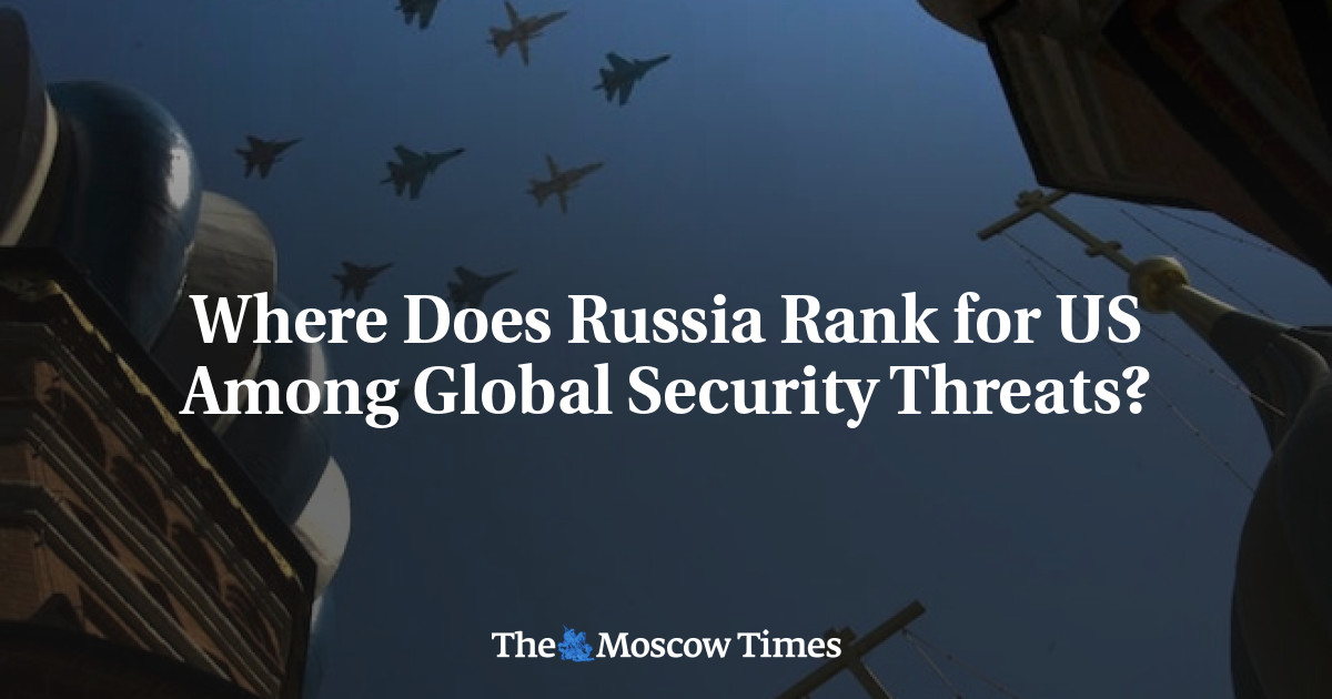 Di mana Rusia untuk AS di antara ancaman keamanan global?