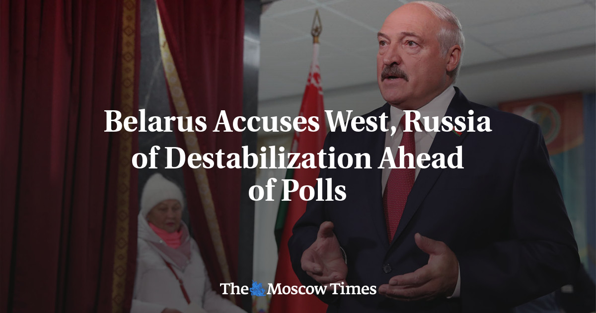Belarusia menuduh Barat, Rusia melakukan destabilisasi menjelang pemungutan suara