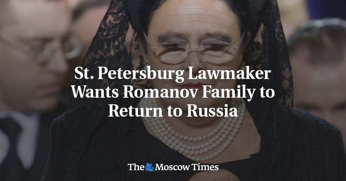 St.  Anggota parlemen Petersburg ingin keluarga Romanov kembali ke Rusia