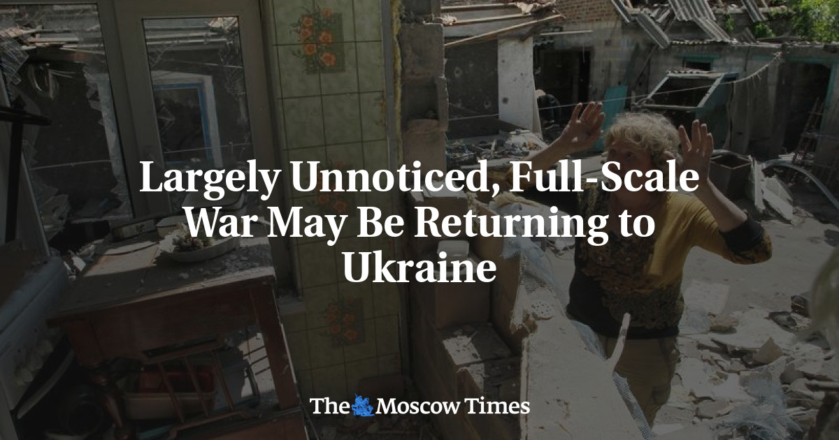 Tanpa disadari, perang skala penuh mungkin akan kembali terjadi di Ukraina