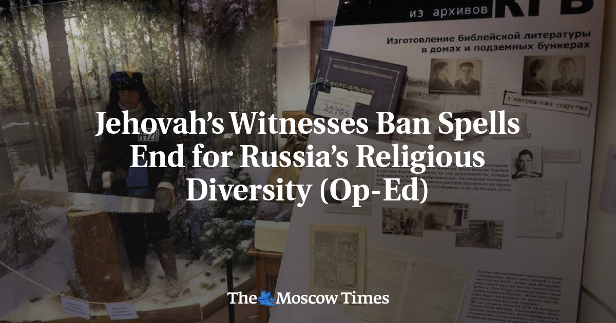 Saksi-Saksi Yehuwa melarang mantra untuk keragaman agama Rusia (Op-ed)