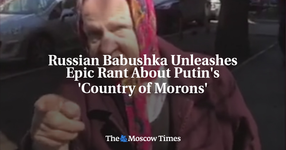 Babushka Rusia memicu protes epik atas ‘tanah idiot’ Putin