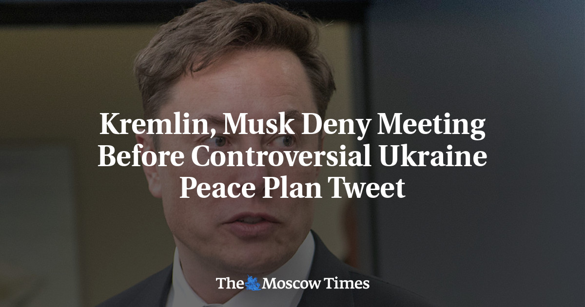 Кремль и Маск отрицают встречу перед спорным мирным планом по Украине