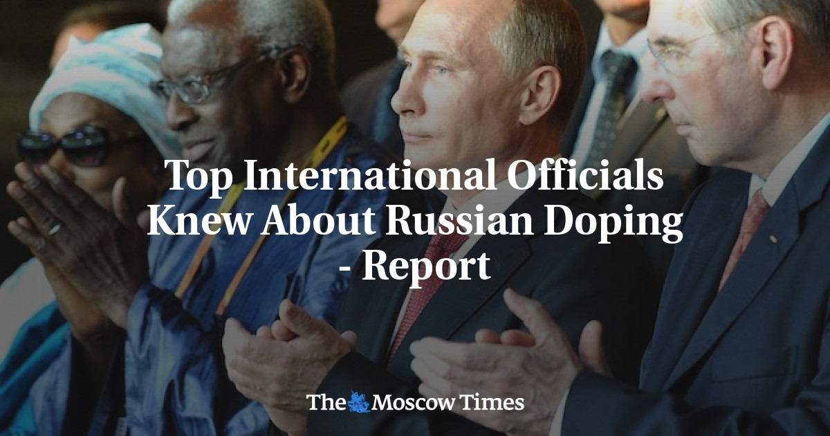Pejabat tinggi internasional tahu tentang penggunaan narkoba Rusia