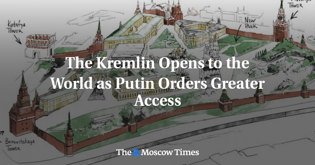 Kremlin terbuka untuk dunia saat Putin memerintahkan akses yang lebih besar
