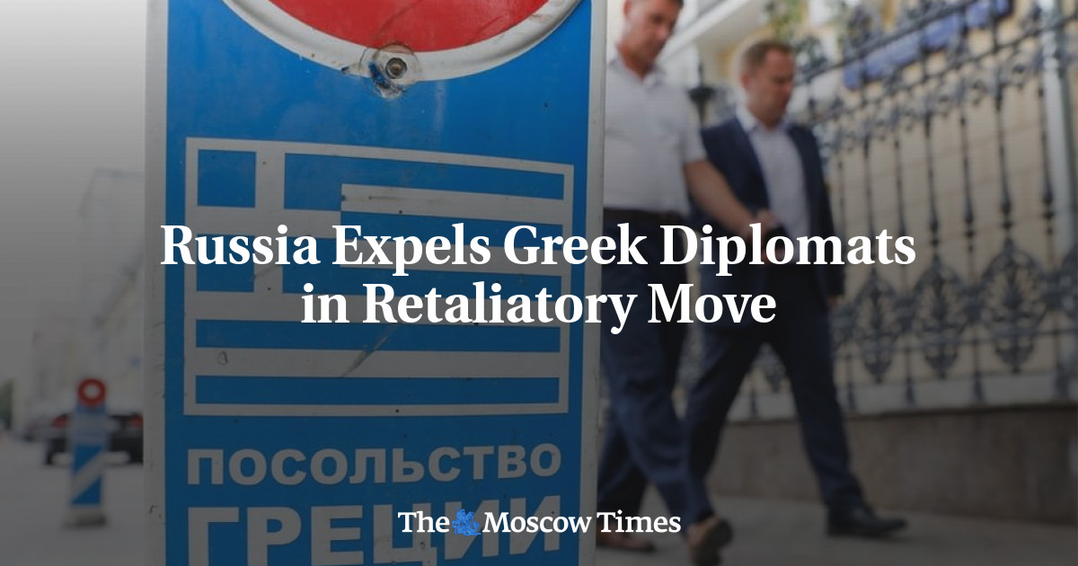 Russia Expels Greek Diplomats In Retaliatory Move