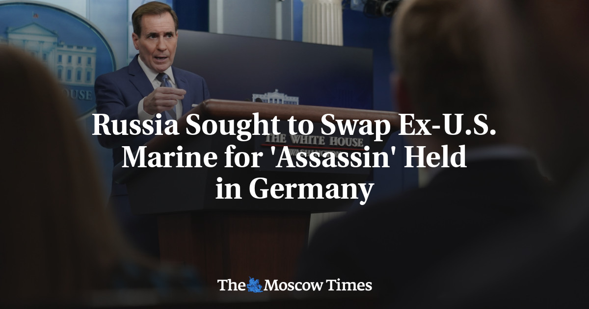 Россия пыталась обменять бывших морских пехотинцев США на «убийцу», задержанного в Германии