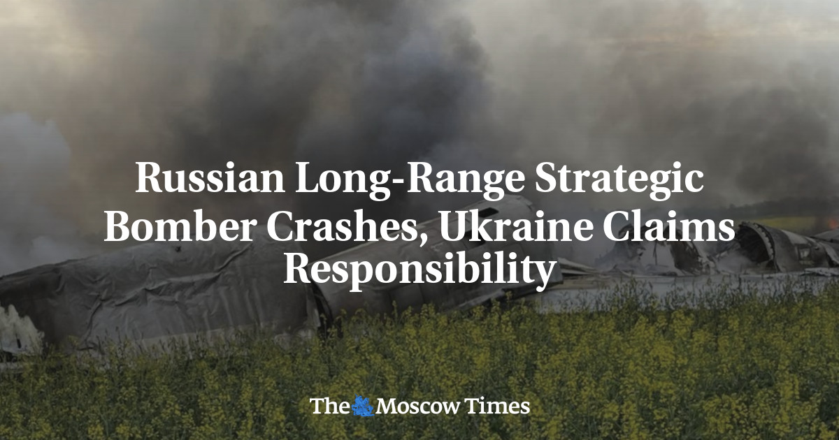 Un bombardiere strategico a lungo raggio russo si schianta e l'Ucraina rivendica l'incidente