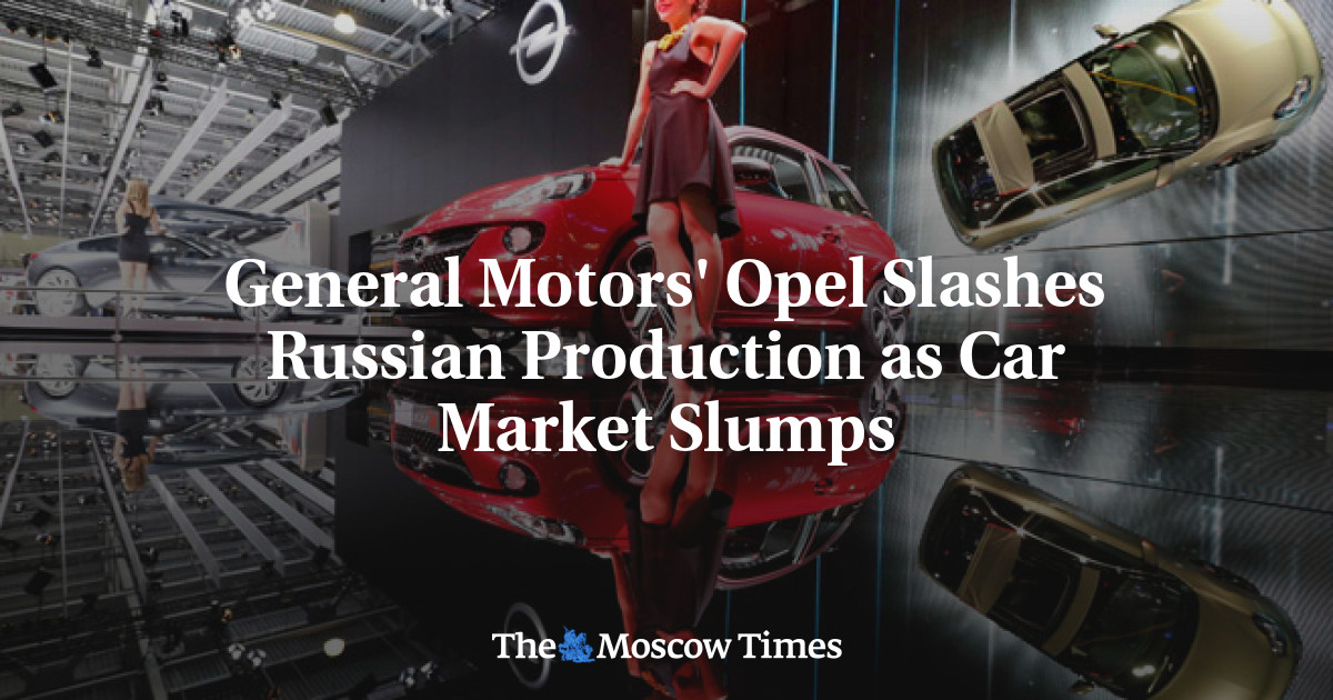 Opel General Motors memangkas produksi Rusia karena pasar mobil merosot