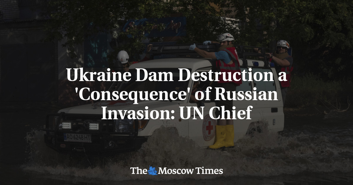 Penghancuran Bendungan Ukraina Sebuah ‘Konsekuensi’ Invasi Rusia: Ketua PBB