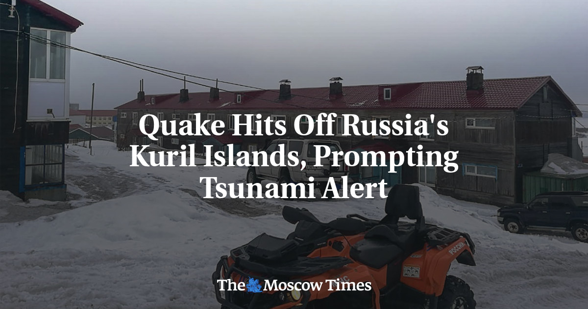 Tsunami damage in russia