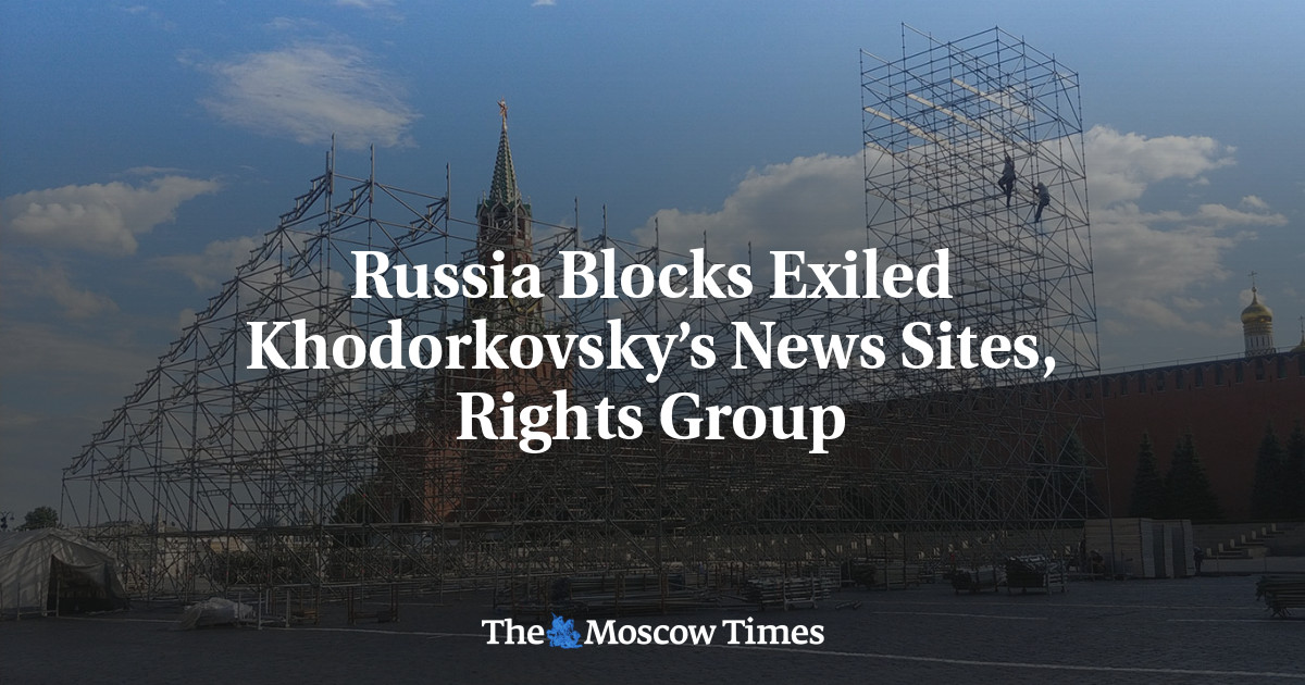 Rusia memblokir situs berita Khodorkovsky, Rights Group