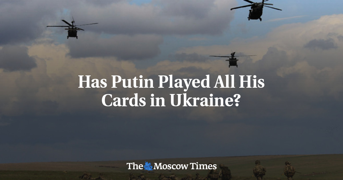 Apakah Putin memainkan semua kartunya di Ukraina?