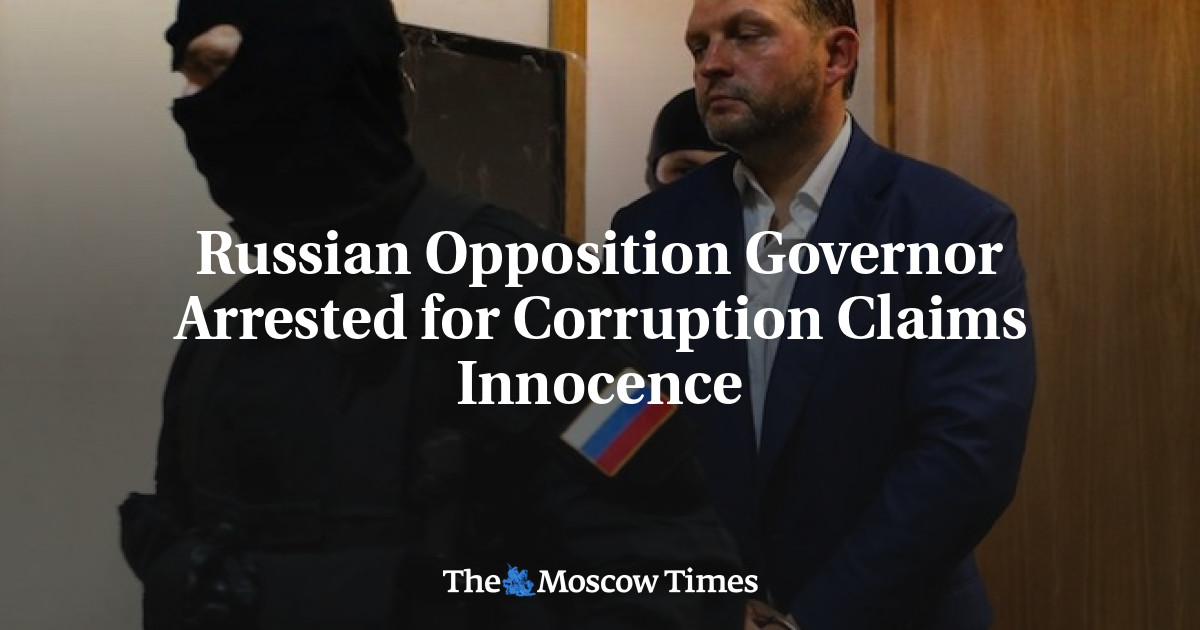 Gubernur oposisi Rusia ditangkap karena korupsi mengklaim tidak bersalah