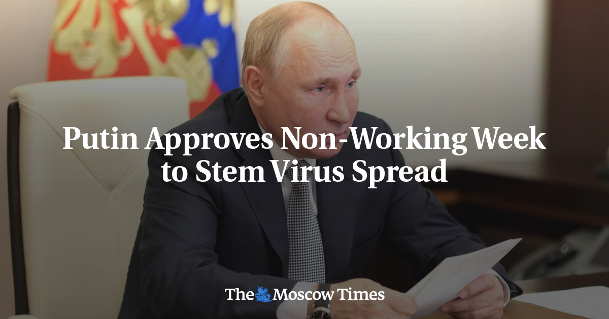 Putin menyetujui minggu tidak bekerja untuk membendung penyebaran virus