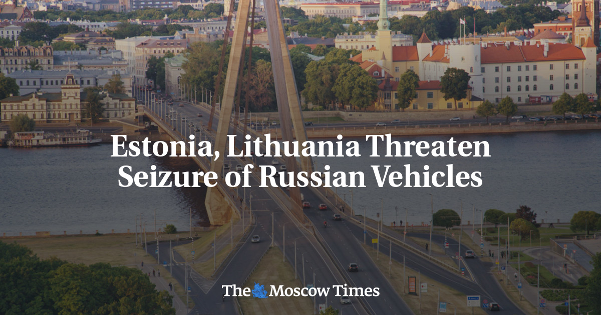 Estija ir Lietuva grasina konfiskuoti rusiškas transporto priemones