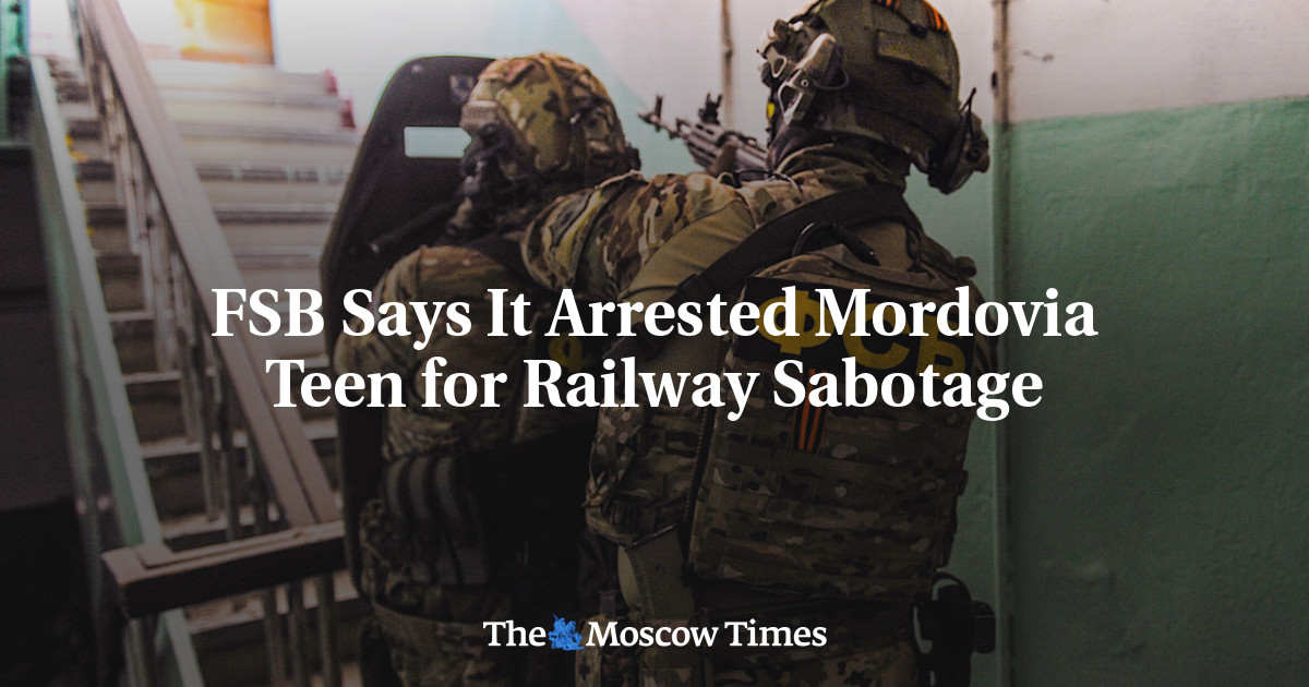 FSB Says It Arrested Mordovia Teen for Railway Sabotage
