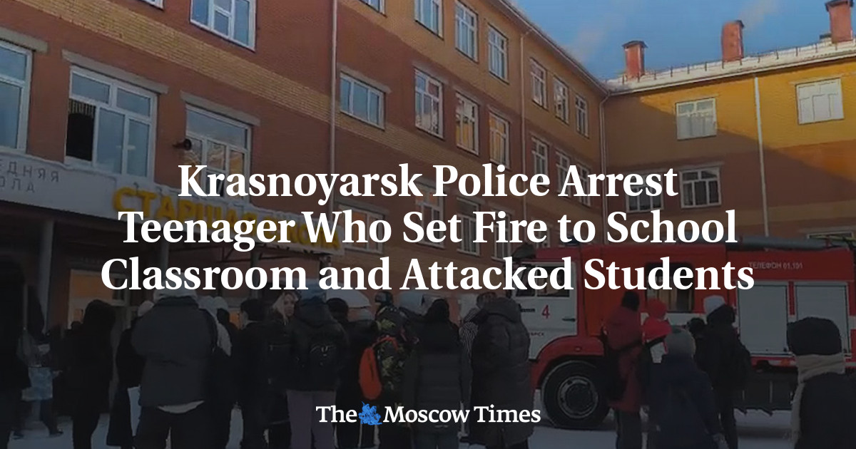 Krasnoyarsk Police Arrest Teenager Who Set Fire to School Classroom and Attacked Students
