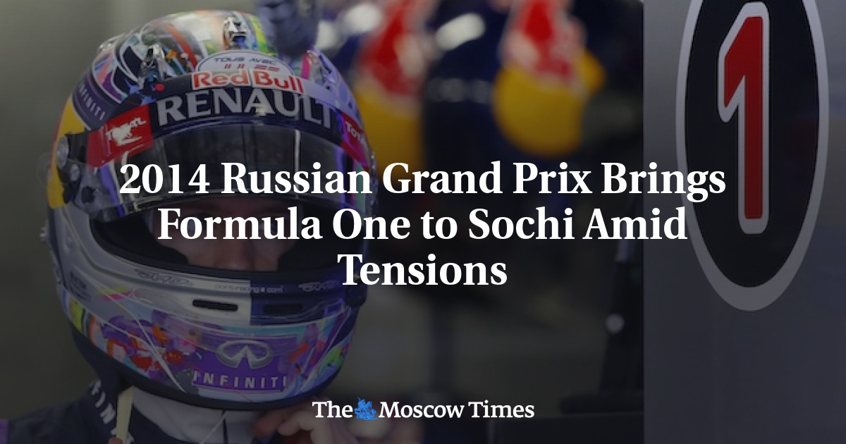 Sochi Autodrom reveals the 2014 Formula 1 Russian Grand Prix trophy