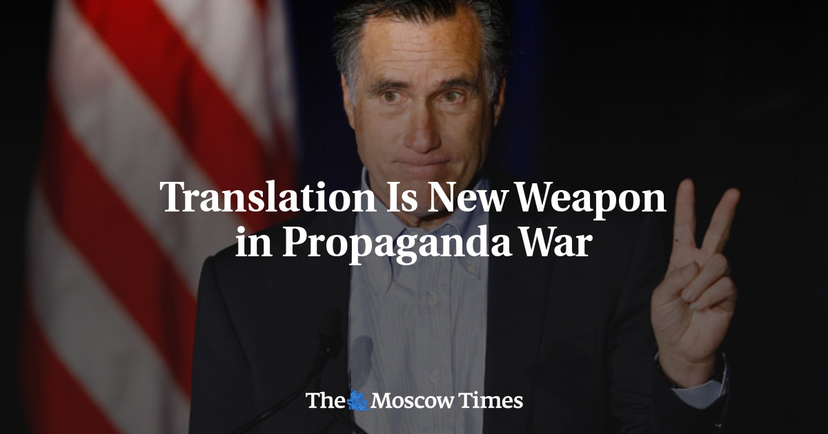 Terjemahan adalah senjata baru dalam perang propaganda