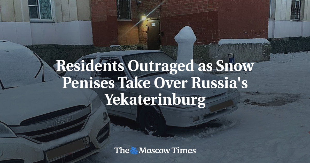 Residents Outraged as Snow Penises Take Over Russia's Yekaterinburg